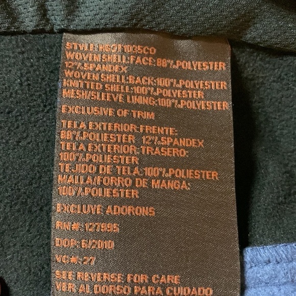 Hawke & Co Jacket Size XL, blue and black, good condition Avid Golfer insignia - Picture 10 of 12